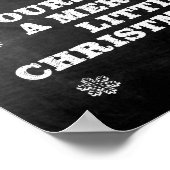 Heb je zelf een prettig kerstbord poster (Hoek)