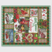 Heb je zelf een prettig kerstrood trucje cadeaupapier (Vlak)