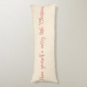 Heb je zelf een prettige kerst met een pretje lichaamskussen (Voorkant Verticaal)