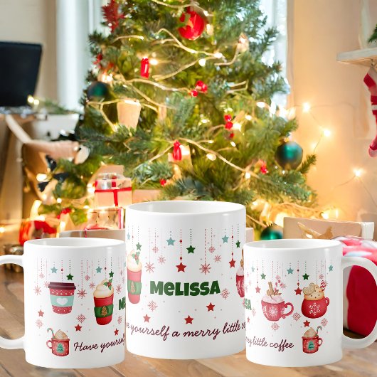 Heb je zelf een prettige kerst met koffie koffiemok