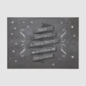 Heb je zelf een prettige kerstak tissuepapier (Voorkant)