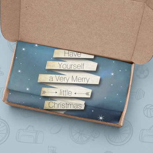 Heb je zelf een prettige kerstak tissuepapier