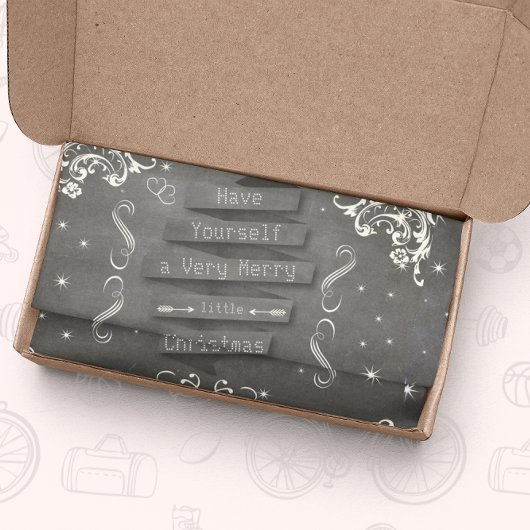 Heb je zelf een prettige kerstak tissuepapier