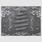 Heb je zelf een prettige kerstak tissuepapier (Voorkant)