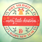 Heb je zelf een prettige kerstbusiness raamsticker (Vel 3)