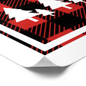 Heb je zelf een prettige kerstcadeautje poster (Hoek)