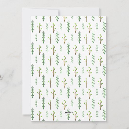 Heb je zelf een prettige kerstfoto feestdagenkaart (Achterkant)