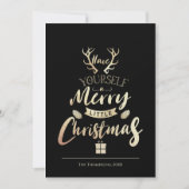 Heb je zelf ook nog een beetje kerstgoud zwart (Voorkant)