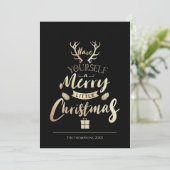 Heb je zelf ook nog een beetje kerstgoud zwart (Staand voorkant)