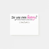 Heb je zelfs geschiedenis? - Sticky Notes (Voorkant)