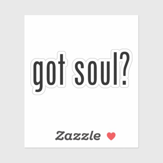 Heb je ziel? Sticker (Vel)