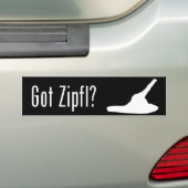 Heb je Zipfl? Bumpersticker (Op auto)