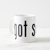 Heb je zoon? koffiemok (Voorkant links)