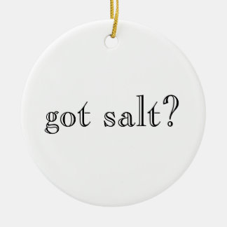 Heb je zout?/heb je limoen? ornament
