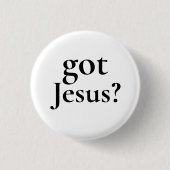 Heb Jesus Pinback Ronde Button 3,2 Cm (Voorkant)