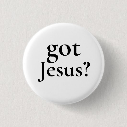 Heb Jesus Pinback Ronde Button 3,2 Cm (Voorkant)