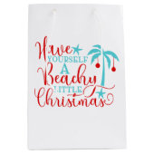 Heb jezelf een beachy kerst medium cadeauzakje (Voorkant)