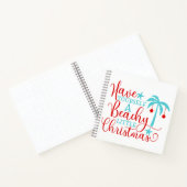 Heb jezelf een beachy kerst notitieboek (Binnen)