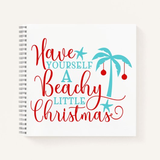 Heb jezelf een beachy kerst notitieboek (Voorkant)
