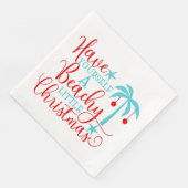 Heb jezelf een beachy kerst servet (Hoek)