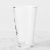 Heb jezelf een eng kerstfeest! glas (Links)