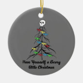 Heb jezelf een eng kerstfeest! keramisch ornament (Voorkant)