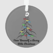 Heb jezelf een eng kerstfeest! ornament (achterkant)