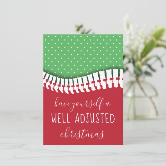 Heb jezelf een goed aangepaste kerstbeker feestdagenkaart (Staand voorkant)