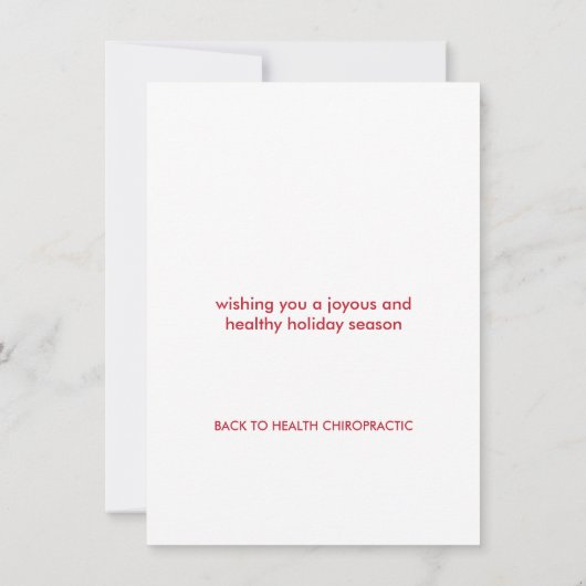 Heb jezelf een goed aangepaste kerstbeker feestdagenkaart (Achterkant)