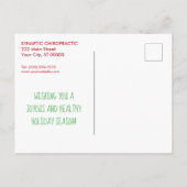 Heb jezelf een goed aangepaste kerstbeker feestdagenkaart (Achterkant)