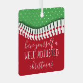 Heb jezelf een goed aangepaste kerstbeker metalen ornament (Voorkant Rechts)