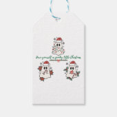 Heb jezelf een griezelig klein kerstfeest cadeaulabel (Voorkant)