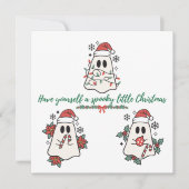 Heb jezelf een griezelig klein kerstfeest kaart (Voorkant)