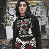 Heb jezelf een griezelig klein kerstfeest t-shirt