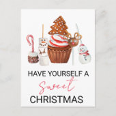 Heb jezelf een mooie kerstbehandeling briefkaart (Voorkant)