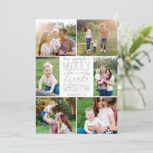 Heb jezelf een prettig kerstfeest met een Afbeeldi Feestdagenkaart (Staand voorkant)