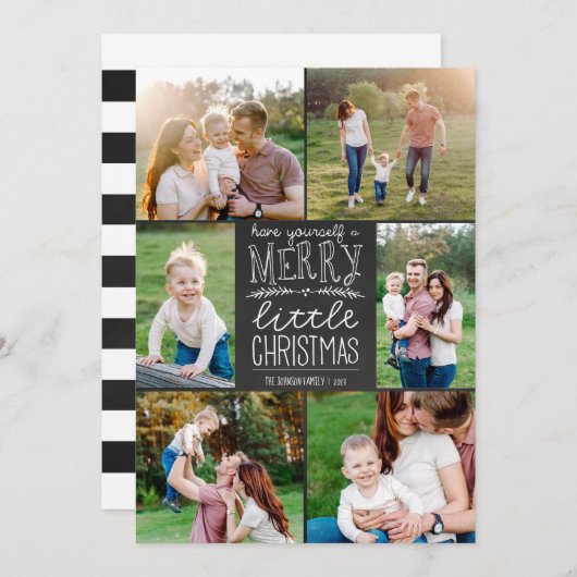 Heb jezelf een prettig kerstfeest met een Afbeeldi Feestdagenkaart (Voorkant / Achterkant)