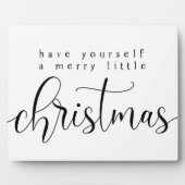 Heb jezelf een prettig kerstgebaar fotoplaat (Voorkant)