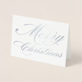 Heb jezelf een prettig kerstgoud of folie kaarten (Voorkant)