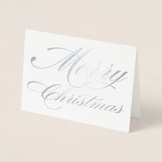 Heb jezelf een prettig kerstgoud of folie kaarten (Voorkant)