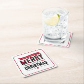 Heb jezelf een prettig kerstOnderzetter Kartonnen Onderzetters (Insitu)