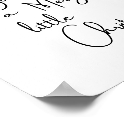 Heb jezelf een prettig kerstPoster Poster (Hoek)