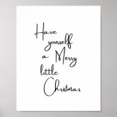 Heb jezelf een prettig kerstPoster Poster (Voorkant)