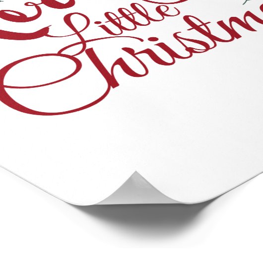 Heb jezelf een prettig kerstPoster Poster (Hoek)