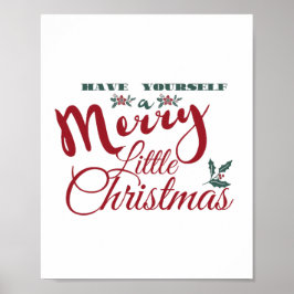 Heb jezelf een prettig kerstPoster Poster