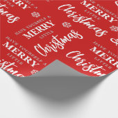 Heb jezelf een prettig kerstrood. cadeaupapier (Hoek)