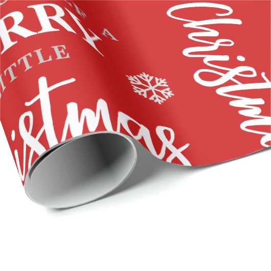 Heb jezelf een prettig kerstrood. cadeaupapier (Rol Hoek)