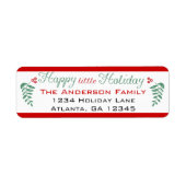 Heb jezelf een prettige feestdag etiket (Voorkant)