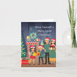 Heb jezelf een prettige kerst bedankkaart