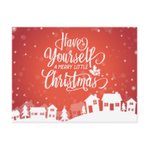 Heb jezelf een prettige kerst | BRIEFKAART